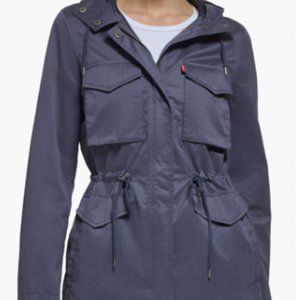 LEVI'S Blue Utility Hooded Jacket